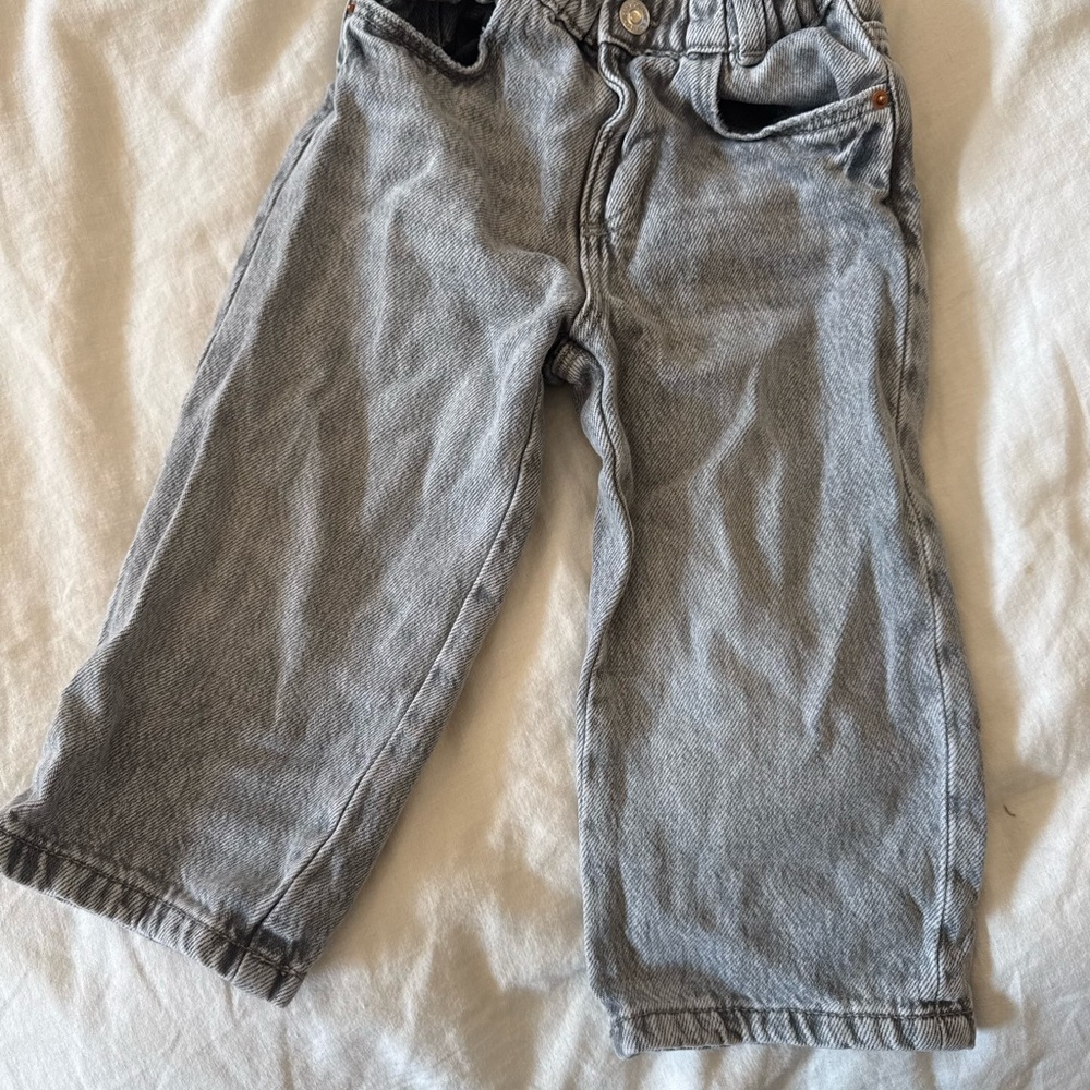 Zara Kids Light Gray Denim Jeans